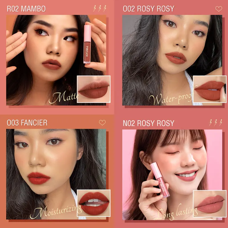 ภาพสินค้าFOCALLURE Official Store PinkFlash ลิปสติก ลิปเนื้อแมท เครื่องสำอางผญ 14สี จากร้าน FOCALLURE Official Store บน Lazada ภาพที่ 5