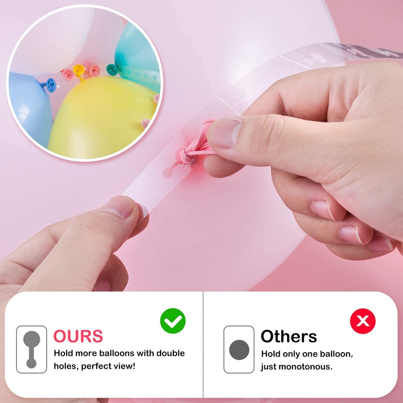 Balloon Arch Kit and Balloon Garland Kit, Balloon Garland Strips Tie ...