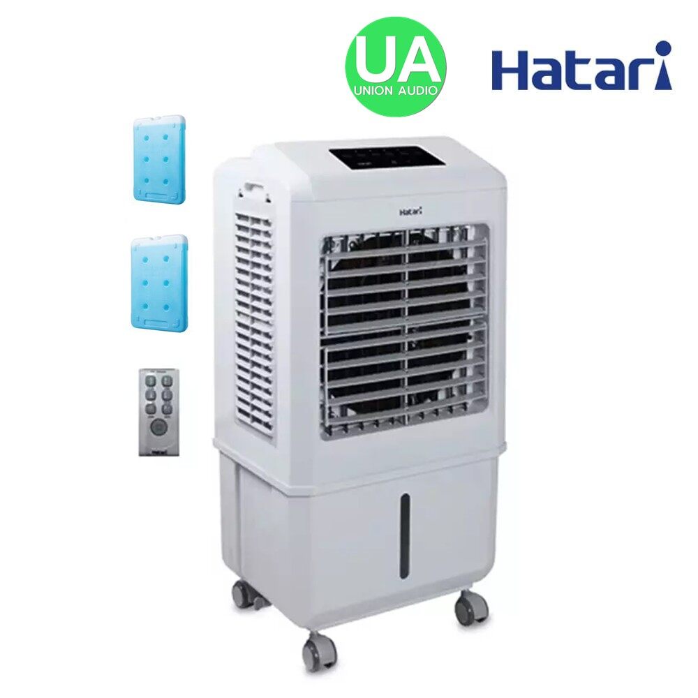 HATARI พัดลมไอเย็น  AC-TURBO 1 ความจุ 32ลิตร (ฟรี! ICE PACKS 2 ก้อน) ปรับแรงลมได้ 5ระดับ ปรับส่ายซ้าย-ขวาและหยุดส่ายได้  1เครื่องต่อ1คำสั่งซื้อเท่านั้น