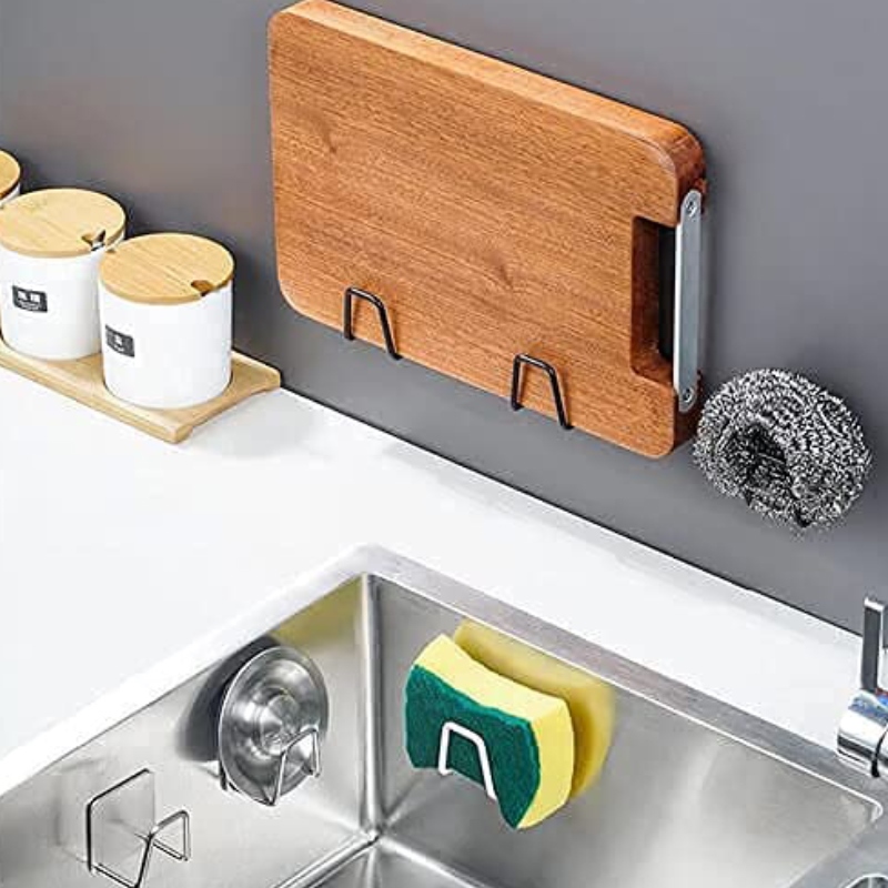 Surgical Sponge Rack Stand Kitchen Sponges Holder Self Adhesive Stainless Steel Sink Drain Drying ...