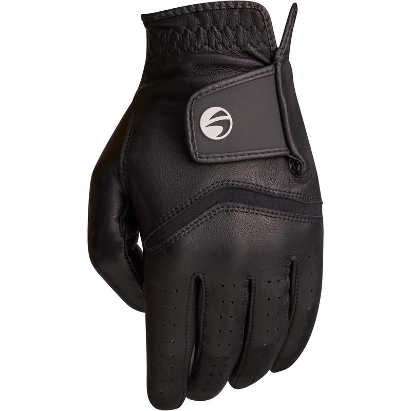 INESIS  ถุงมือกอล์ฟขั้นสูงและผู้เชี่ยวชาญ 500 Men's Golf Advanced And Expert Glove - Right-Hander Black