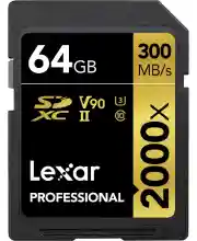 ภาพขนาดย่อของภาพหน้าปกสินค้าLexar 64GB SDXC Professional 2000x (300MB/s) จากร้าน Legend Thailand บน Lazada ภาพที่ 2