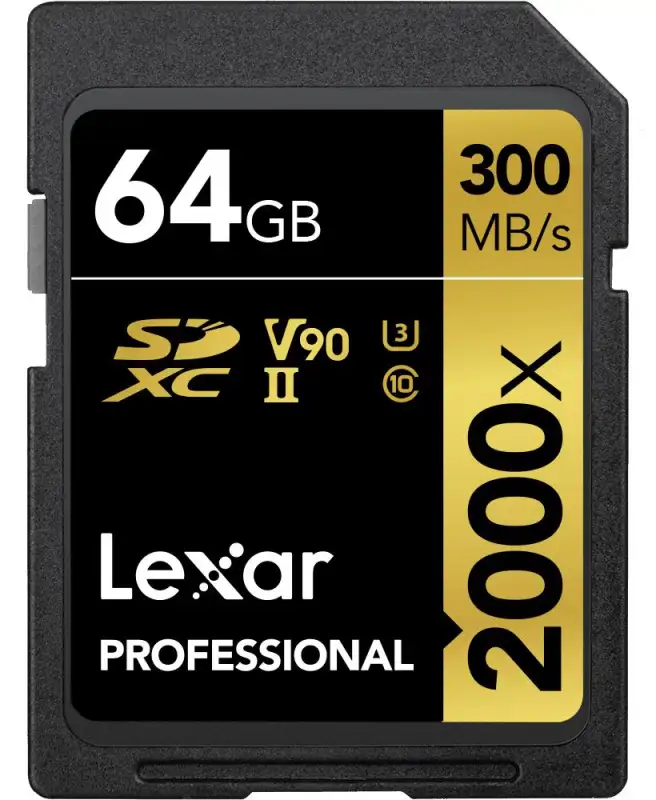 ภาพสินค้าLexar 64GB SDXC Professional 2000x (300MB/s) จากร้าน Legend Thailand บน Lazada ภาพที่ 2