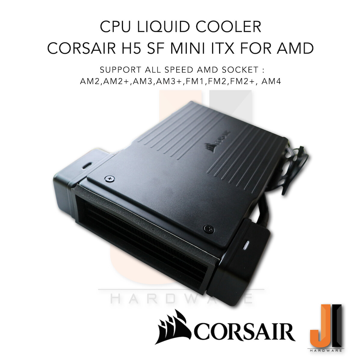 Cpu Liquid Cooler Corsair H5 Sf Mini Itx For Amd (ของใหม่เก็บ ไม่มีกล่อง รับประกัน 3 เดือน). 