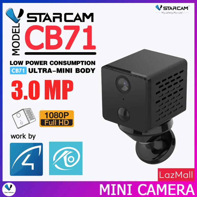 ภาพสินค้าVstarcam กล้องความชัด 3ล้านพิกเซล มีระบบ AI MINI IP camera รุ่น CB71 By.SHOP-Vstarcam จากร้าน Vstarcam-Shop บน Lazada ภาพที่ 1