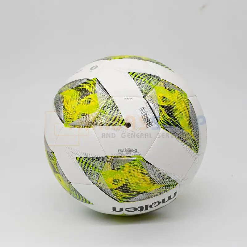 ภาพสินค้า(ของแท้ 100%) ลูกฟุตบอล ลูกบอล Molten F5A3400-G เบอร์5 ลูกฟุตบอลหนัง PU หนังเย็บ 100% ใช้แข่งขัน จากร้าน ThaiBasShop อุปกรณ์กีฬา ขายแต่ของแท้ บน Lazada ภาพที่ 4