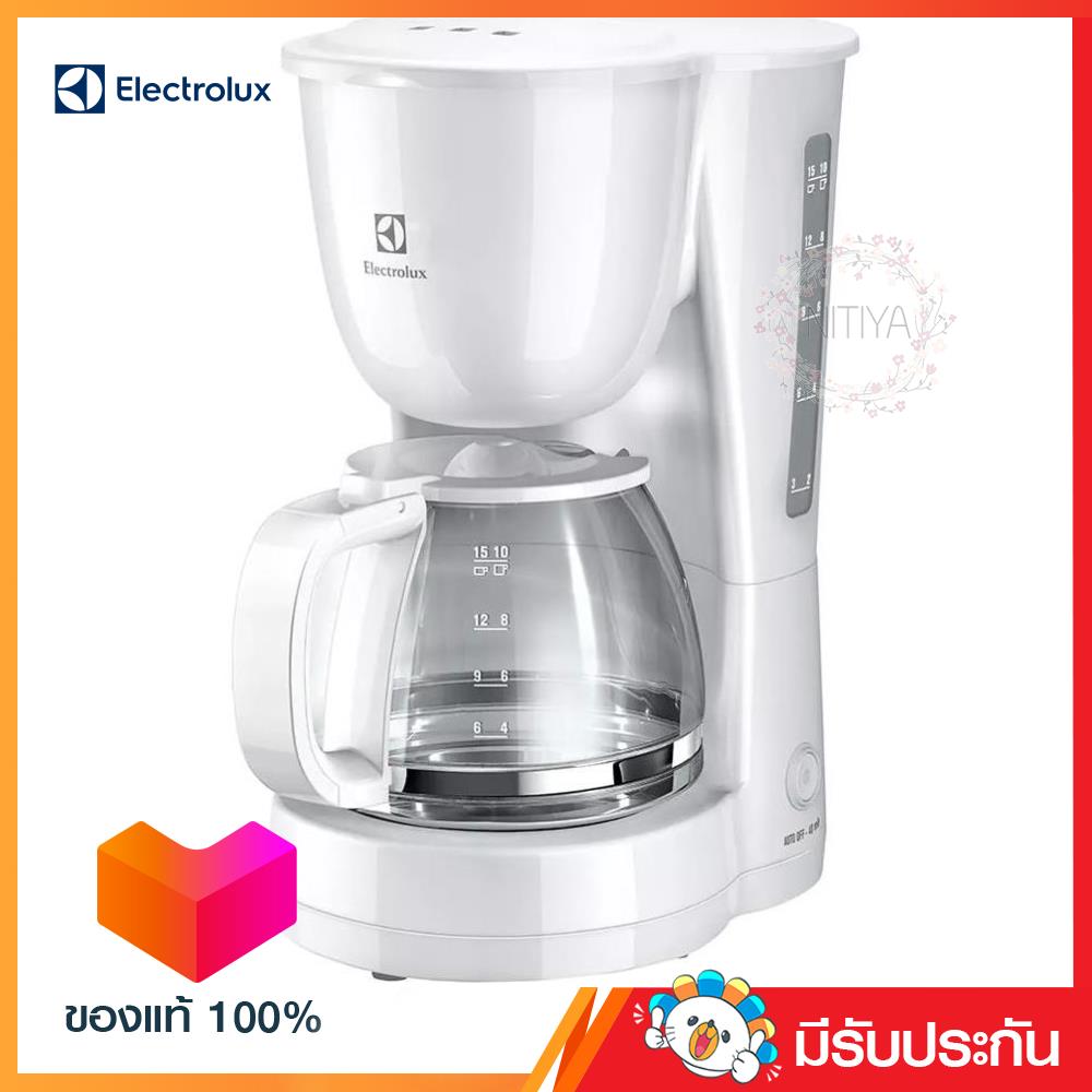 ELECTROLUX เครื่องชงกาแฟแบบหยดไฟ 730-870W รุ่น ECM1303W