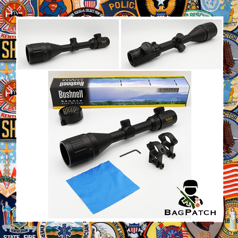 Bagpatch สโคป ยี่ห้อ Bushnell รุ่น 4-16*50AOE สีดำ อุปกรณ์อะไหล่ปีนบีบีกัน สำหรับเล่น กีฬาประเภทยิง ปืนแอร์ซอฟต์ บีบีกัน ปืนลมอัดแก๊ส ปืนแอร์ซอฟต์  #00000100