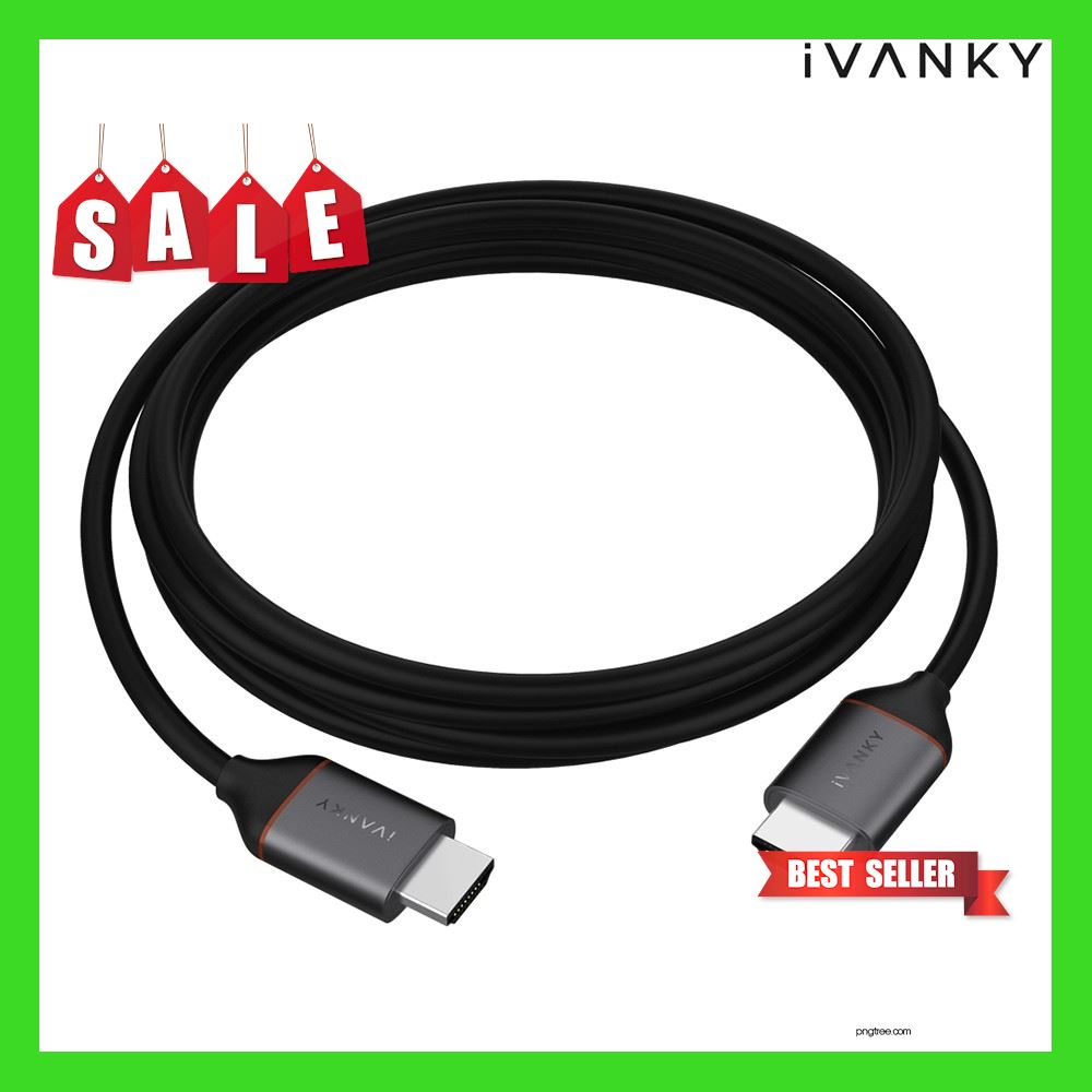 สินค้าดี มีคุณภาพ ## iVANKY สาย HDMI 2.0 [4K] สายเคเบิล HDMI วัสดุ PVC คุณภาพสูง ทนทาน รับประกัน 1ปี