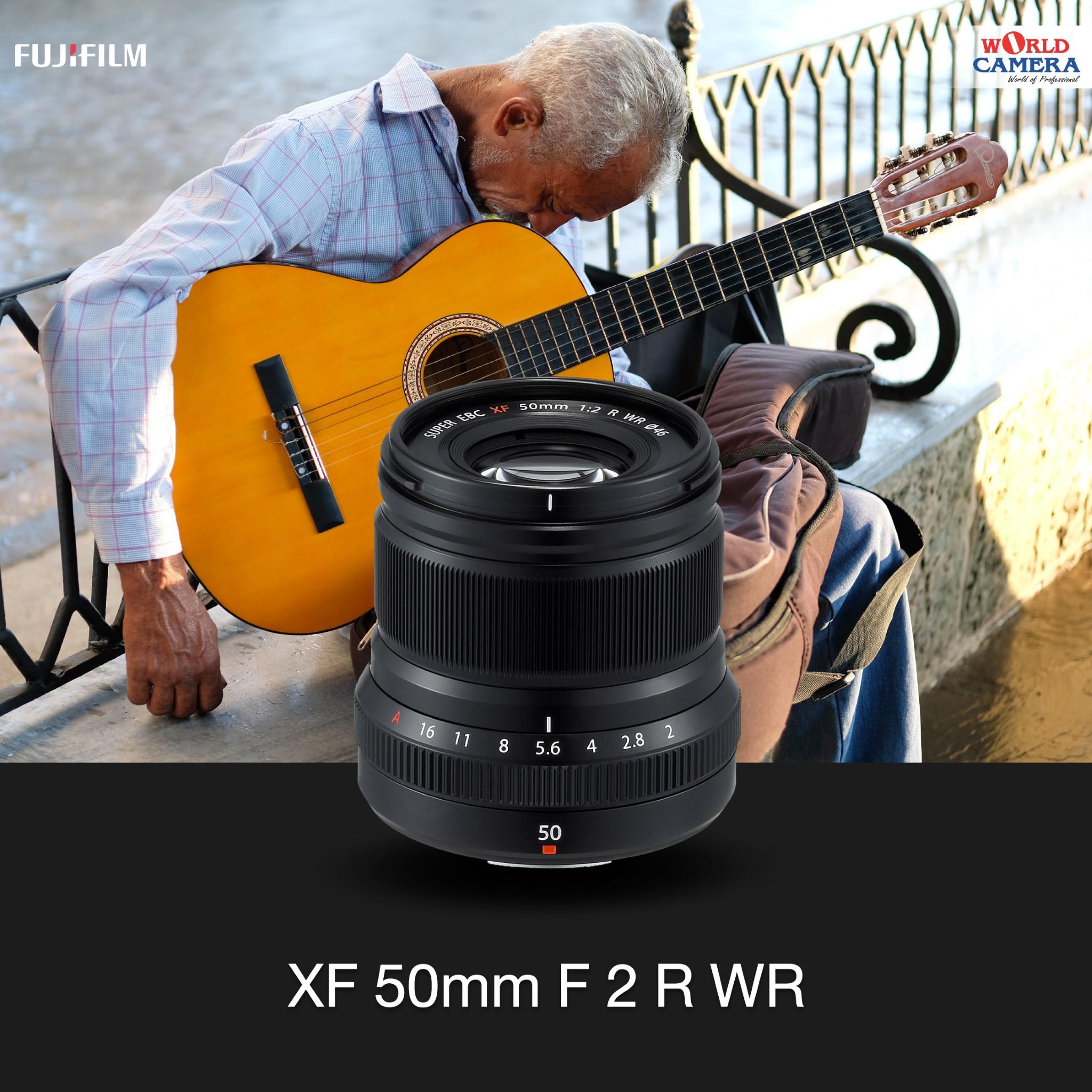 FUJIFILM FUJINON XF 50mm F 2 R WR LENS -ประกันศูนย์ 1 ปี - World Camera ...