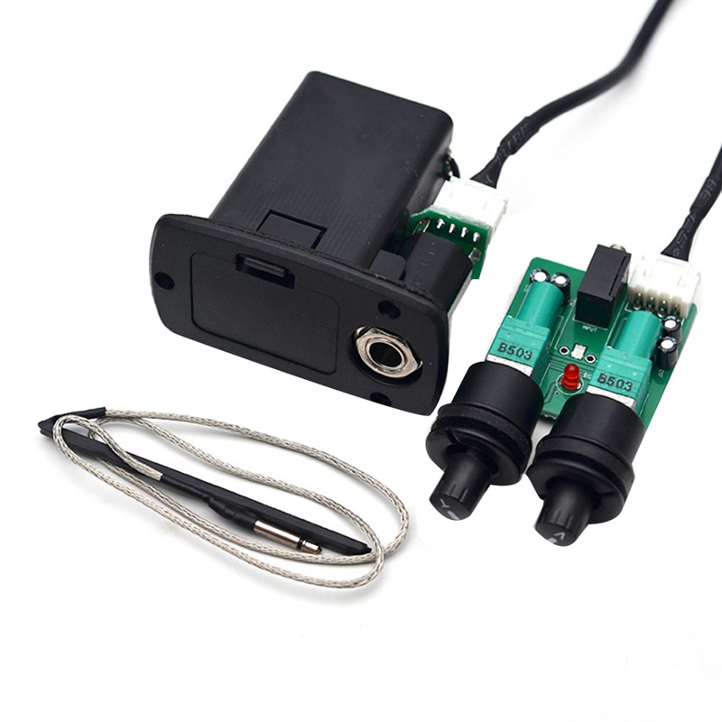 Acoustic Classical Guitar Equalizer Guitarra EQ Preamp Concise Bass Tone Volume Adjustable Violao Pickup