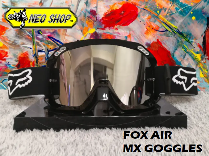 ภาพหน้าปกสินค้าแว่นตาวิบากFOX / แว่นวิบาก FOX AIR สีดำ พร้อมถุงผ้า เลนส์ใส แผ่นเทียร์ออฟ MX Goggle FOX AIR for Motorcross(Color:Black) จากร้าน NEO SHOP MOTO บน Lazada