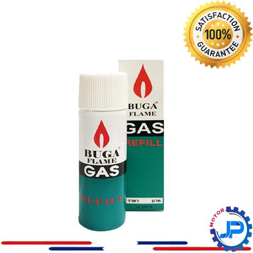 แก๊สกระป๋องBUGA GAS REFILL -ขนาด 50 g แก๊สบูก้า แก๊สเติมไฟแช็ค  ปีนจุดเตาแก๊ส ตัวเป่าไฟของช่างทองบางรุ่นและอุปกรณ์แต่งหน้าขนมเค้กที่ใช้แก๊สเติม