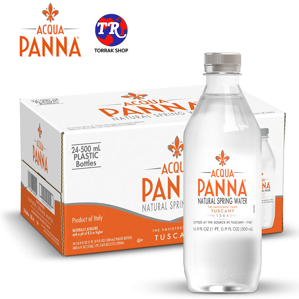 Acqua Panna Mineral Water อควาปานน่า น้ำแร่ธรรมชาติ จากเทือกเขา แอเพนนาย ขนาด 500ml x 24 bottles
