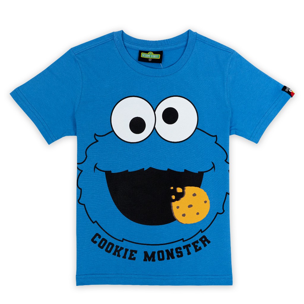 Sesame Street Boy T-shirt - เสื้อยืดเด็กผู้ชายเซซามีสตรีท สีน้ำเงิน