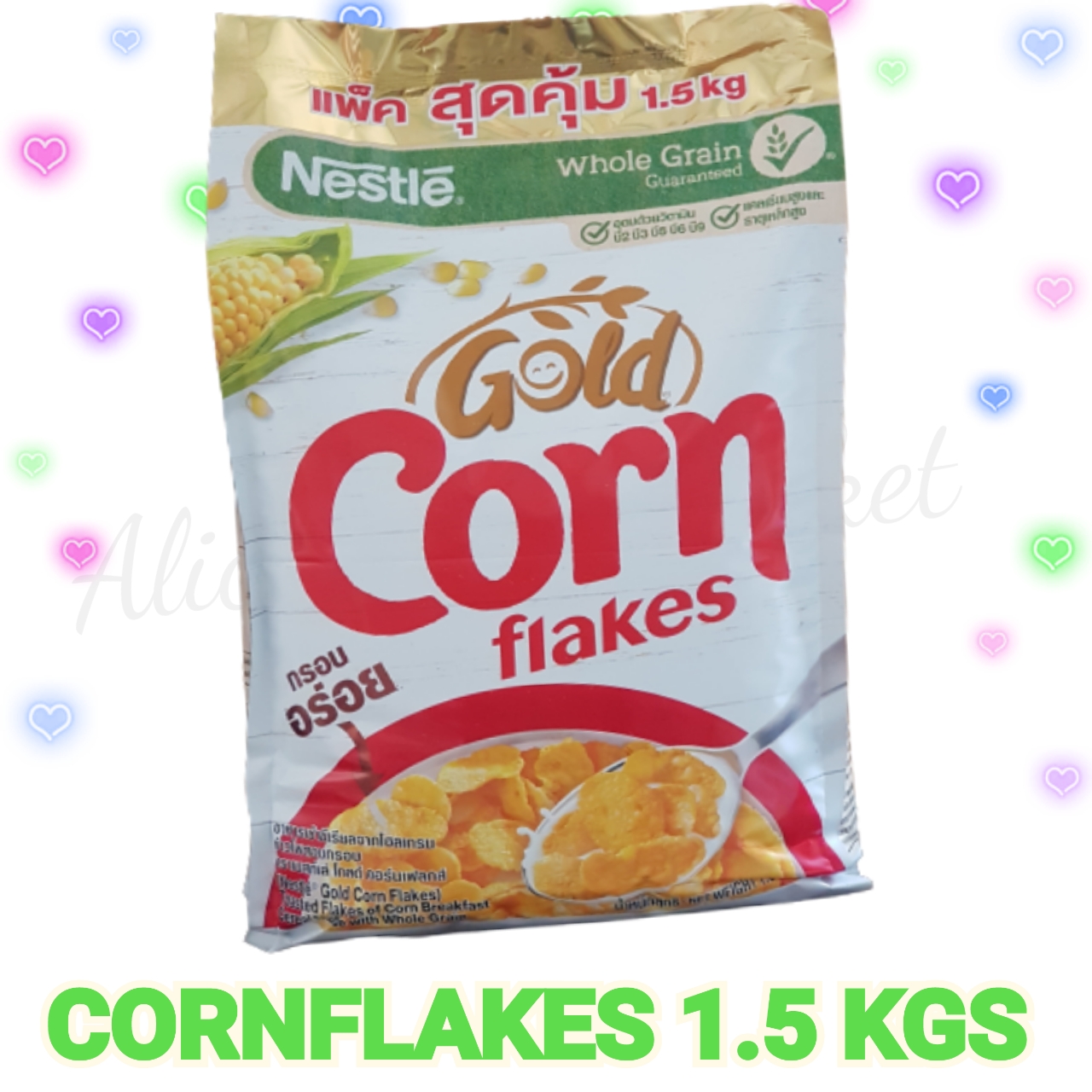 #คอร์นเฟลกส์ 1500 กรัม รสดั้งเดิม ##cornflake #conflakes #คอร์นเฟลก #คอร์นเฟลกซ์ #คอร์นเฟลกส์ #คอนเฟลก #เนสท์เล่ #cornflakes 1 ถุง #อาหารเช้า 1.5 กก. #Nestle #ส่งKerry
