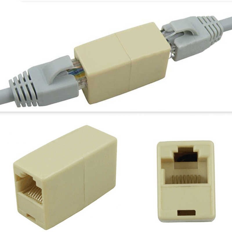 ข้อต่อLAN หัวต่อ ตัวต่อLANความยาวสาย lan RJ45 (FF) Jack Connector RJ45 (FF)