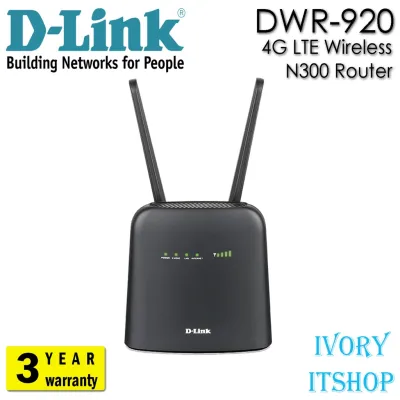 D-Link DWR-920 4G LTE Wireless N300 Router/ivoryitshop