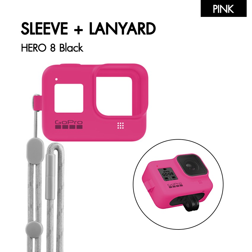 ลดราคา GoPro Sleeve + Lanyard (HERO8 Black) Electric Pink #ค้นหาเพิ่มเติม ไฟและอุปกรณ์สตูดิโอ การ์มิน ฟีนิกซ์ 5 พลัส Nanlite Forza แอคชั่นแคมพลัง