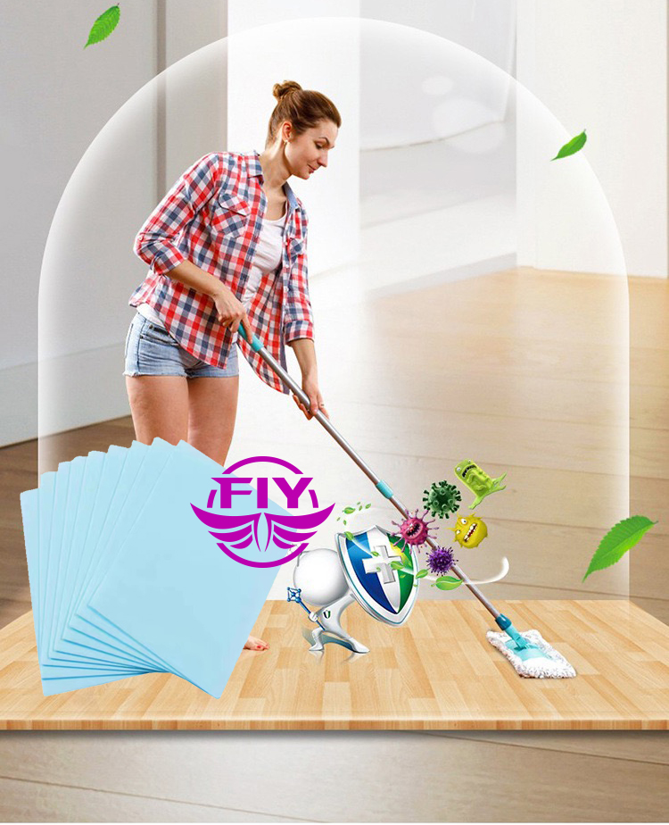 MULTIPLE EFFECT THE FLOOR CLEAN แผ่นทำความสะอาดพื้นกระเบื้อง พื้นห้อง การทำความสะอาดพื้นกระเบื้องพื้นไม้ กระดาษอเนกประสงค์