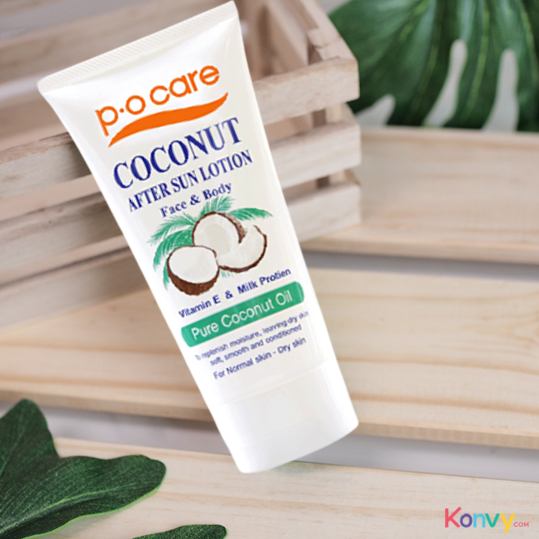 P.O care Coconut After Sun lotion Face&Body 150ml โลชั่น หลังออกแดด  ส่วนผสมน้ำมันมะพร้าวบริสุทธิ์ | Lazada.co.th