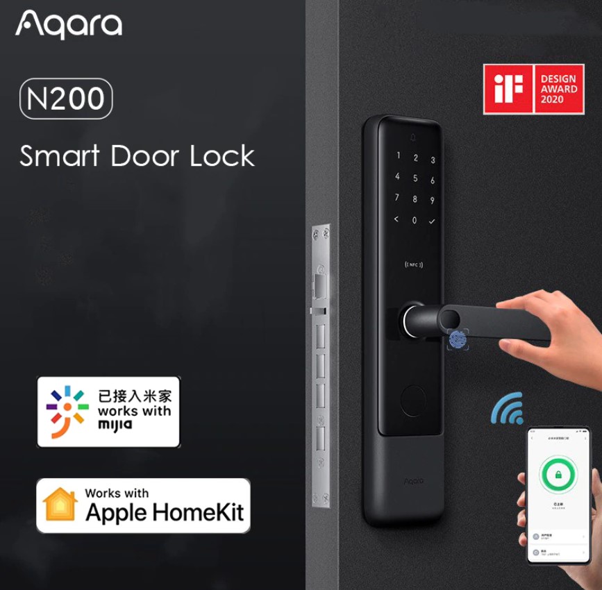 Smart Door Lock N200 กลอนประตูอัจฉริยะ กลอนประตูดิจิตอล Works With Mi