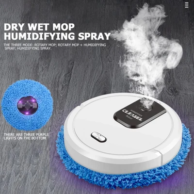 Fully Automatic Sweeping Robot Smart Impregnation Cleaning Robot USB Charging Dry and Wet Spray Mop Disinfecting
