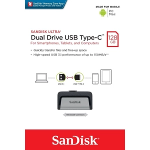 ภาพหน้าปกสินค้าSanDisk Ultra Dual Drive USB Type-C 128GB (SDDDC2_128G_G46) เมมโมรี่ แซนดิส แฟลซไดร์ฟ ซึ่งคุณอาจชอบสินค้านี้