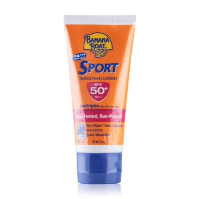☟Banana Boat Sport Sunscreen Lotion SPF50+PA+++ 90ml.✭