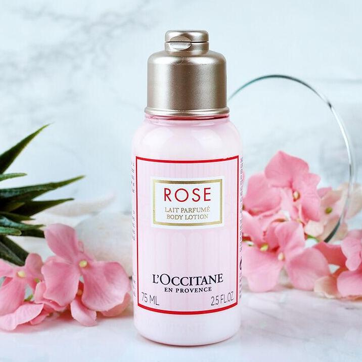L'occitane โลชั่นบำรุงผิวกายสูตรใหม่ Rose Body Lotion 75ml Selected