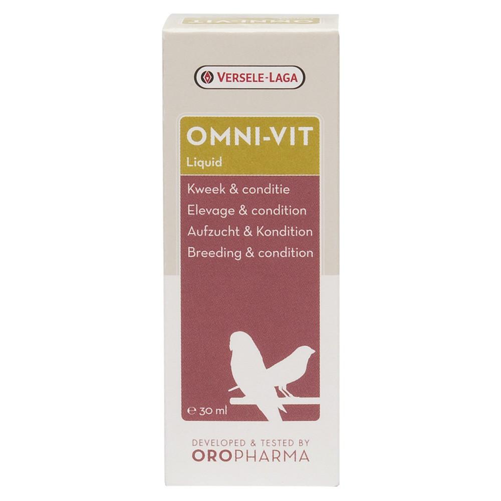 Oropharma Omni-vit - วิตามินรวมเข้มข้นชนิดน้ำสำหรับนก บำรุง ปรับสภาพ สูตรพร้อมผสมพันธุ์ (30ml.)