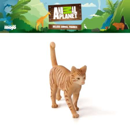 โมเดลสัตว์ลิขสิทธิ์ Animal Planet แท้ - Cat Ginger Tabby