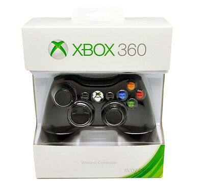 Joy game xbox360 (จอยเกมส์ xbox360 ของแท้เกรด a มือ 1 สีดำ) สำหรับไร้สาย Xbox360