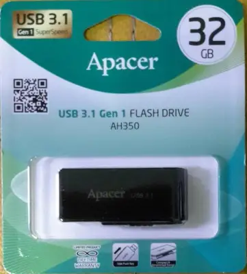 Flash Drive 32G / Apacer 32G USB 3.1 / USB 3.1 / USB 3.0 / USB 2.0