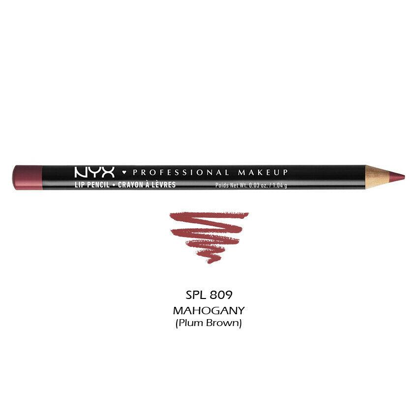NYX Slim Lip Pencil ดินสอเขียนขอบปาก - SPL809 Mahogany