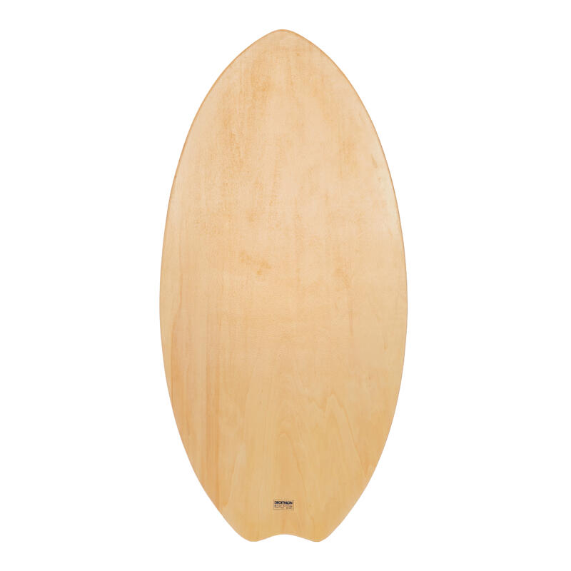 Adults wooden skimboard - Light brown - Gigi Store 1591542786 - ThaiPick