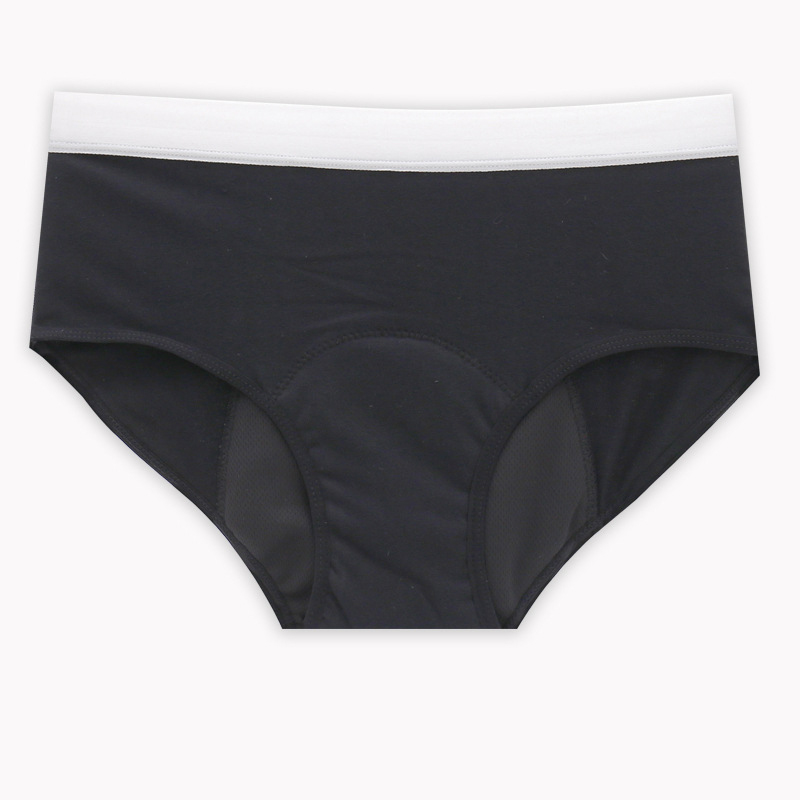 cw】4-Layer Leakproof Menstrual Period Panties Fast Absorbent Underwear y  Lace Women Menstrual Briefs Plus Size Lingerie 5XL 6XL