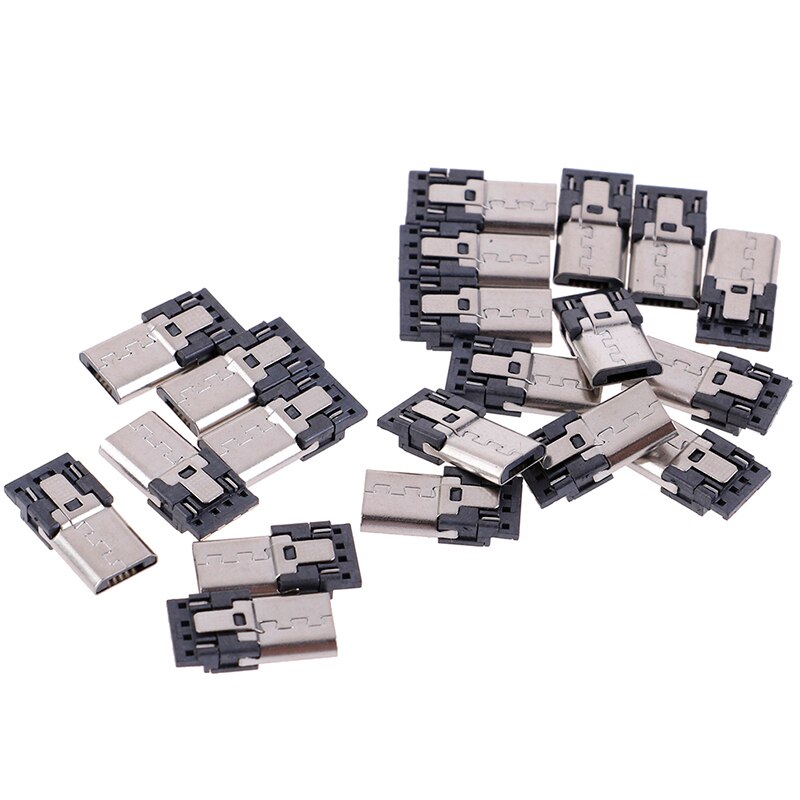 20 pcs/lot 4 Pin Micro USB Connector Jack Tail USB Plug Sockect