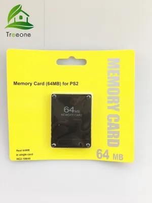 64 MB Memory Card For PlayStation 2 PS2 (Retail Package) - Black