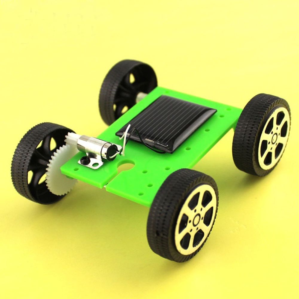 BWNTIX 1Pc เด็กส่วนประกอบ DIY รถ Energy ของเล่นปริศนาไอคิวหุ่นยนต์ไฟฟ้า Gadget รถของเล่นพลังงานแสงอาทิตย์
