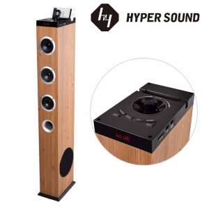 Mastersat Hyper Sound รุ่น IA-3060H 60W 2.1Ch. Bluetooth Speaker  ลำโพงดูหนัง ซาวน์บาร์ไฮเอนด์ เชื่อมต่อ FM AUX USB TF Card เป็นลายไม้ สวยงาม wooden tower speaker with big bass