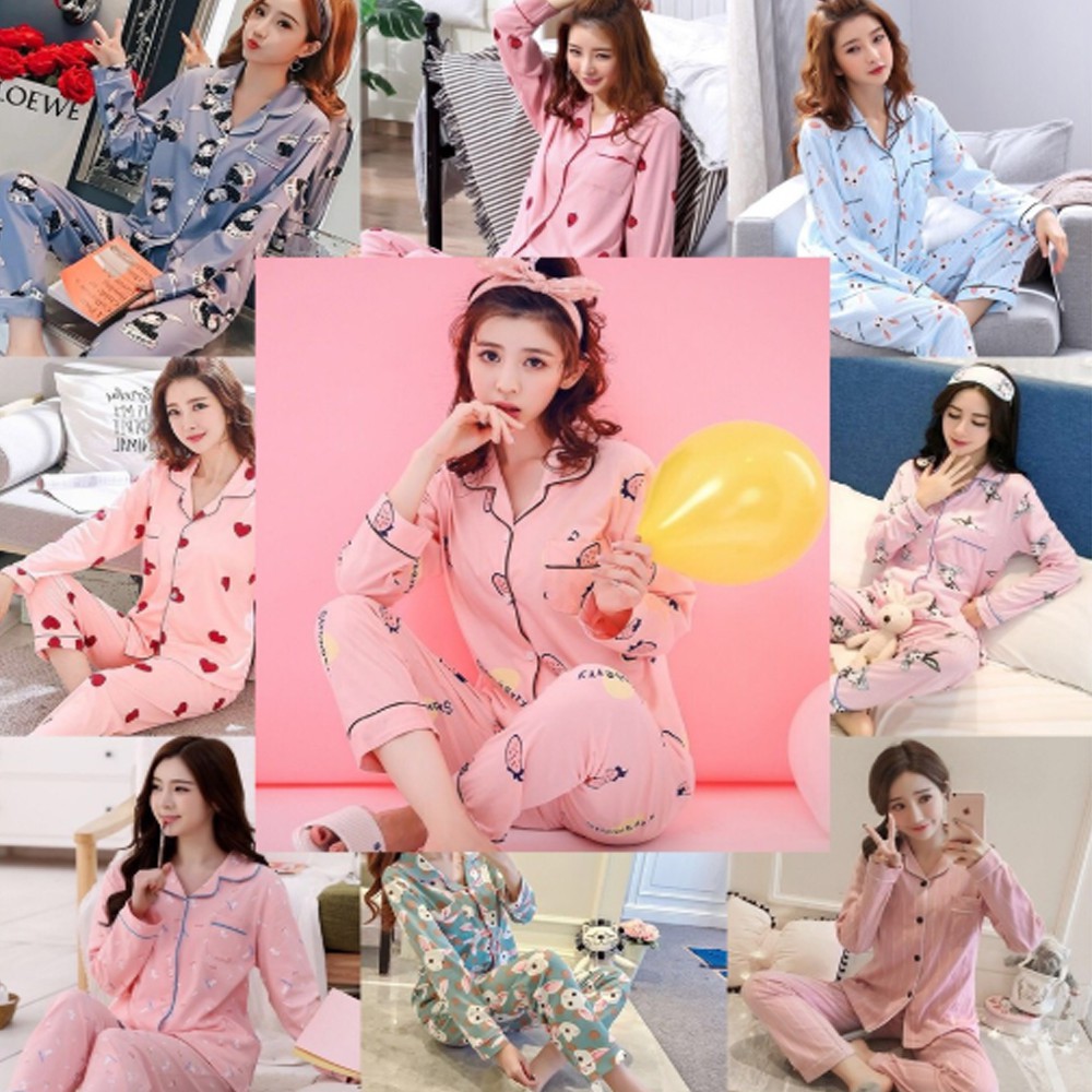 ชุดนอนแขนยาว ขายาว ผ้าซาติน เนื้อผ้าดี ใส่แล้วเย็นสบาย - SM home style ...