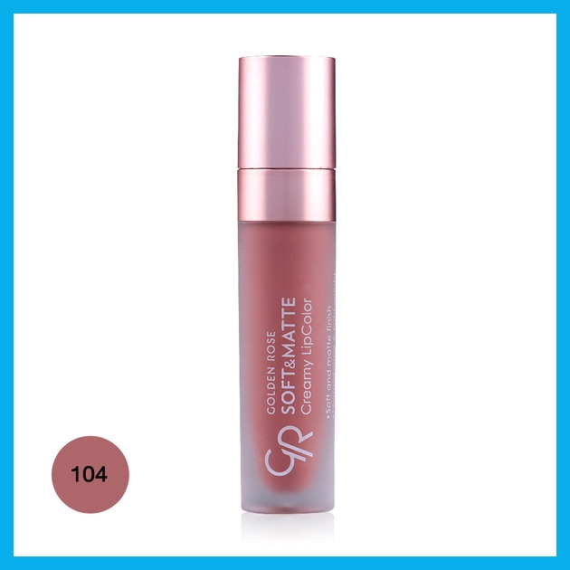 Golden Rose Soft & Matte Creamy Lipcolor Lippenstift Nr. 104