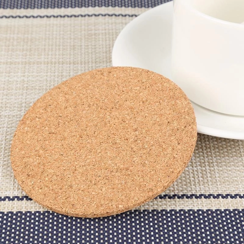 Round Cork Insulated Tea Coaster Home Nonslip Table Mat Kitchen Mat