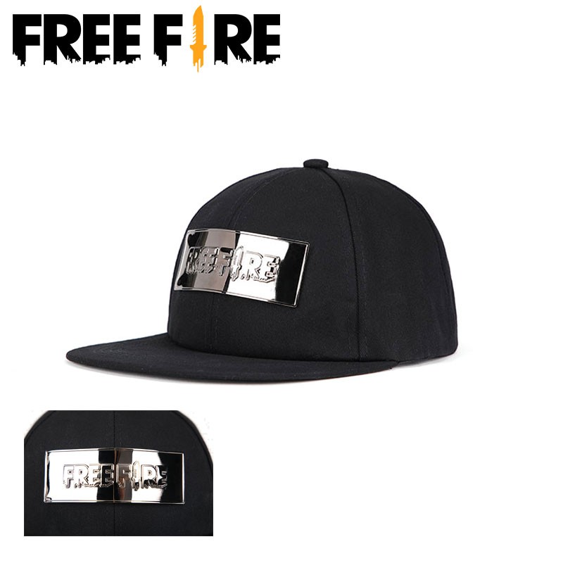 Free Fire หมวกแก๊ป สไตล์ฮิปฮอป พิมพ์ลายครบรอบ 3 ปี Free Fire สีดำ