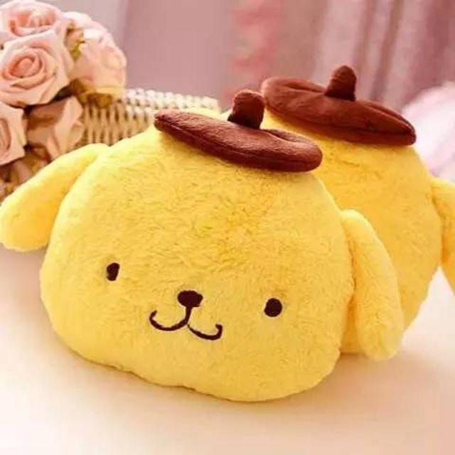 SALE!!! หมอนรองคอในรถยนต์ Pom Pom Purin(2ชิ้น) หมอนรองคอในรถ พกพาสะดวก สำหรับเดินทาง หมอนหนุนรองคอ ตัวยู U หมอนรองคอแบบพกพา โปรโมชั่น ราคาถูก เก็บเงินปลายทาง