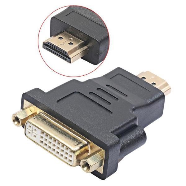 Sale 50% ## Adapter หัวแปลง DVI 24+5 Male To HDMI Female Converter HDMI To DVI Adapter Conveter Support 1080P For HDTV LCD ## HDMI HDMI adapter สายเชื่อมต่อtv hdmi hdmi to vga converter hdmiมือถือออกทีวี