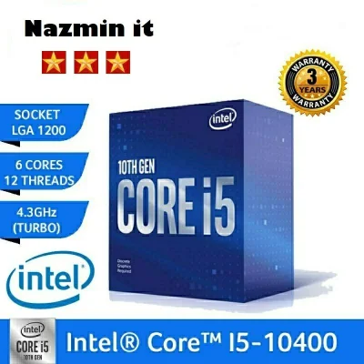 INTEL CPU CORE I5-10400 2.9 Ghz 6C/12T LGA1200 Intel UHD (Graphics 630)