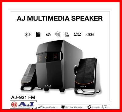 ดูภาพ AJ ชุดลำโพงมัลติมีเดีย 2.1 เชื่อมต่อด้วยบลูทูธ AJ-921FM 2500W คุณภาพดี ส่งฟรี <br/>เพิ่มเติม AJ ชุดลำโพงมัลติมีเดีย 2.1 เชื่อมต่อด้วยบลูทูธ AJ-921FM 2500W คุณภาพดี ส่งฟรี