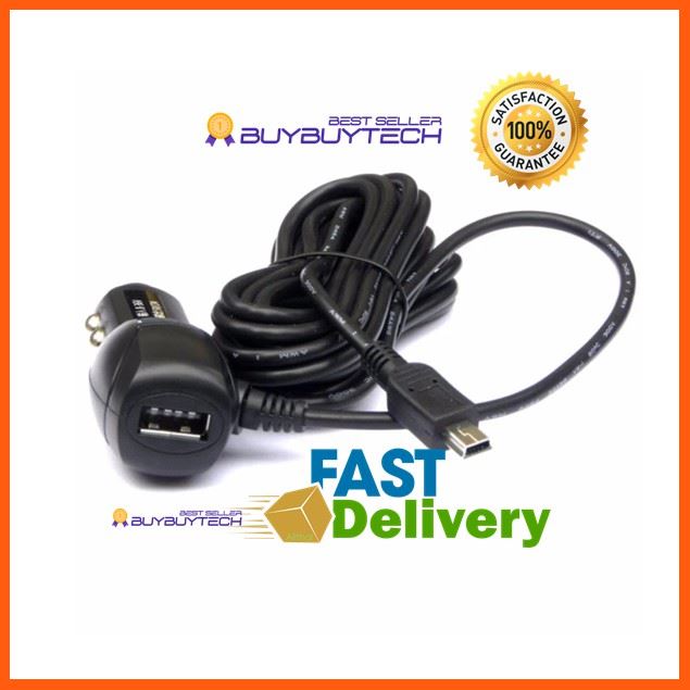 Best Quality buybuytech สายชาร์จกล้องติดรถยนต์ มีUSB ยาว 3 เมตร (ของแท้ของกล้องติดรถ) อุปกรณ์เสริมรถยนต์ car accessories อุปกรณ์สายชาร์จรถยนต์ car charger อุปกรณ์เชื่อมต่อ Connecting device USB cable HDMI cable